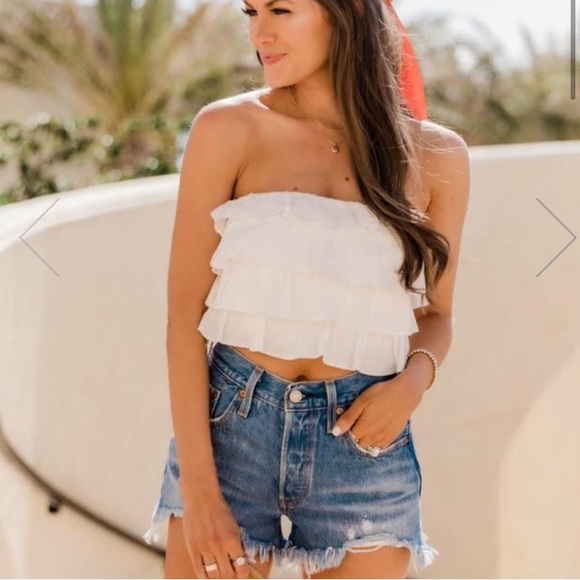 CAITLIN COVINGTON X PINK LILY Honolulu Ruffle Small - Picture 2 of 3